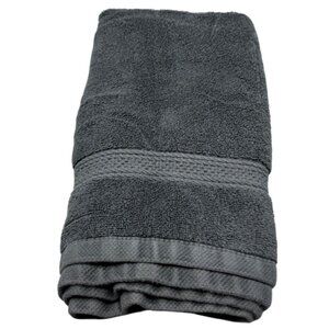Utopia set of 2 Gray Cotton Hand Towel Soft Absorbent Bathroom Essential  READ